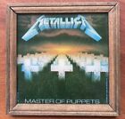 Vintage Metallica Master of Puppets 1986 Carnival Fair Glass Mirror Prize 6 X 6