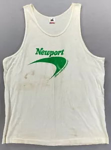 1980’s Newport Cigarettes Tank Top Mens XL Alive With Pleasure! Single Stitch - Picture 1 of 18