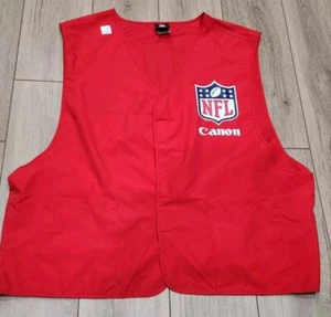 NFL Team Apparel Photographer Vest Canon Red Size 2XL (XXL) - Picture 1 of 7