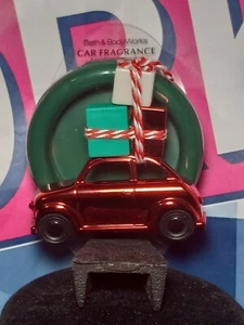 Bath & Body Works VOLKSWAGEN BEETLE Visor Clip Air Freshener Holder CHRISTMAS  - Picture 1 of 24