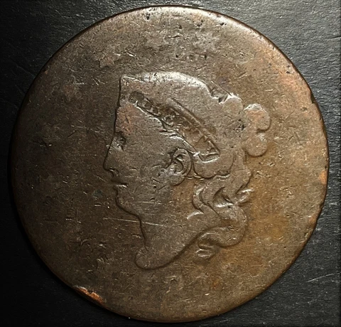 1816 Coronet Head Large Cent rare old colonial coin great collectible m147 Cover