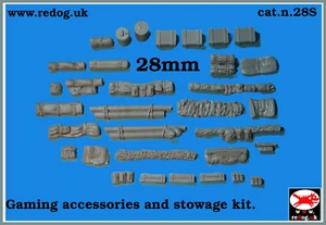 Redog 28mm Wargaming stowage for vehicles kit - small 28S - Picture 1 of 1