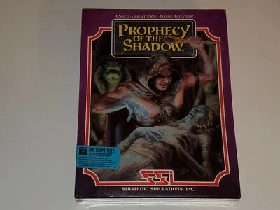 Prophecy of the Shadow (PC, DOS, 1992) SEALED Rare Vintage Game - Image 1 of 4