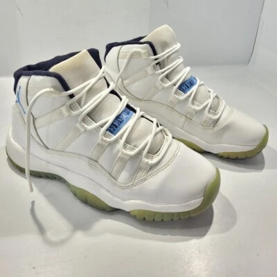 NIKE AIR JORDAN 11 RETRO HIGH LEGEND-BLUE 2014 SHOES 5.5Y=WOMEN SZ 7 -378038-117 - Image 1 of 4