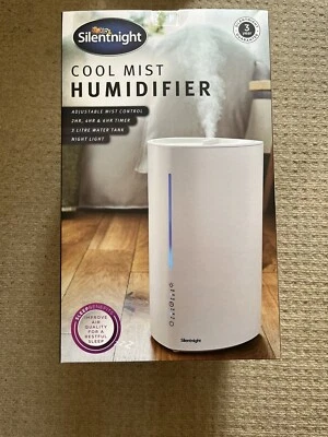 Silentnight 37449 3L Humidifier with LED Timer Function/Aroma Diffuser Night Lig - Image 1 of 3