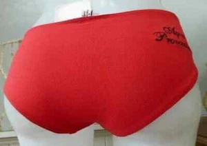 Agent Provocateur SUZI 💋 red jersey panty L logo briefs NEW retro - Picture 1 of 1