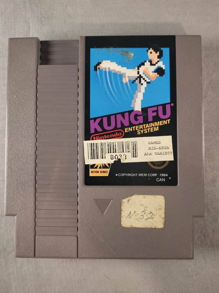 Kung Fu, NES, Loose, Authentic! (5 Screw) - Image 1 of 2