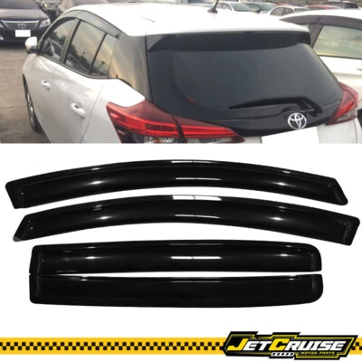 Fits 12-18 Toyota Yaris XP150 Hatchback Window Visors Rain Sun Guard Deflector - Image 1 of 3