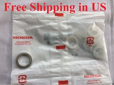 LAVADORA DE DRENAJE DE ACEITE HONDA 12mm CT70 CT70H CL70 SL70 XL70 XR75 C70 Z50 NUEVA PIEZA OEM Foto 1 de 4