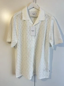 Wax London Didcot Corded Lace Shirt Size XL | New With Tags - Picture 1 of 17