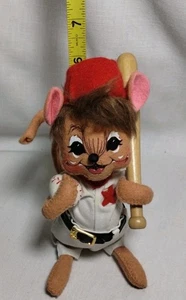 ANNALEE 2006 BASEBALL PLAYER 6" MOUSE, EUC - Picture 1 of 6