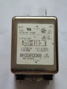 Corcom Model 3ET1, Einphasen EMV/EMI Netzfilter 3 A 250V 50/60Hz - Bild 1 von 3