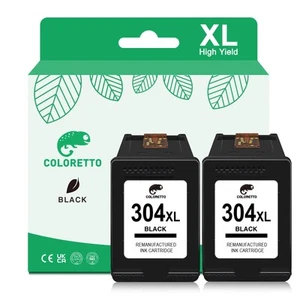 304XL Cartouche d'encre Remplacement pour HP Cartouche 304 XL Noir Deskjet 26... - Photo 1/7