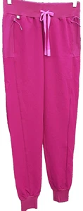 Figs Women's Boston Slim Jogger Scrub Pants XS Magenta Technical Collection - Picture 1 of 15