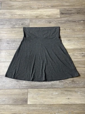 Old Navy Circle Skirt Sz XL Gray Fold Over Jersey Knit Lounge Comfy Stretch Y2K - Image 1 of 4
