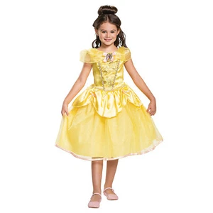 Disguise Girls' Classic Beauty and the Beast Belle Dress Costume - Picture 1 of 8