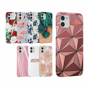 CASE FOR IPHONE 16 15 14 13 12 11 SE 8 PRO MAX HARD PHONE COVER FLORAL FLAMINGO - Picture 1 of 10