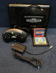 Sega Genesis Model 1 High Definition Graphic MK-1601 With Controller & 2 game - Picture 1 of 12