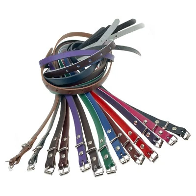 LADIES GIRLS WOMEN'S 12MM THIN SKINNY 100% LEATHER ADJUSTABLE WAIST BELT - Image 1 of 2