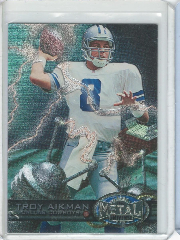 Troy Aikman 1997 Metal Universe #11 Dallas Cowboys - Image 1 of 1