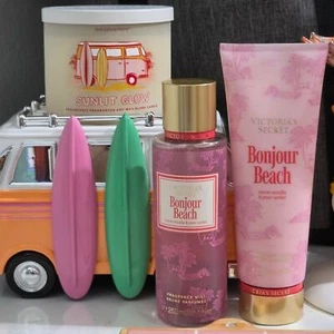 Victoria's Secret Bonjour Beach Fragrance Body Lotion & Mist Set NEW - Bild 1 von 5
