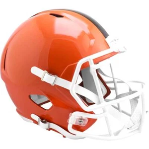 Casco de fútbol americano réplica tamaño completo Cleveland Browns Riddell Speed - Imagen 1 de 4