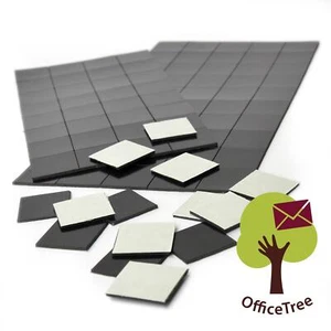100 Magnetplättchen selbstklebend 20 x 20 mm Magnet Selbstklebend Magnetfolie - Bild 1 von 7