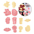 6pcs/set Halloween Cookie Cutters Mold Plastic Bakery Mold Cake Decorating Tools