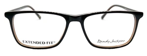 AUTHENTIC & NEW - RANDY JACKSON 3060 219 57/17/150 - BLACK - EYEGLASSES & CASE - Picture 1 of 3