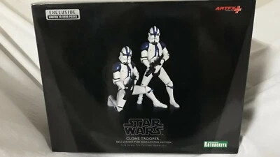 Kotobukiya Artfx Star Wars 501st Legione Clone Trooper 1/10 Twin Pack Ltd Ed.  - Immagine 1 di 3