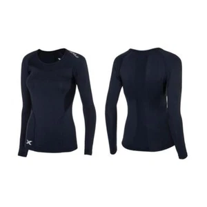 New 2XU Women’s Base Compression Long Sleeve Top X-Small Black WA2270a - Picture 1 of 1