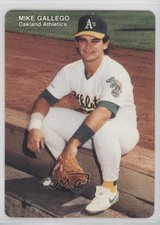 1989 Mother's Cookies Oakland Athletics Stadium Giveaway Bob Welch #9