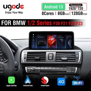 Android13 Screen Display 10.25" 8+128G UPGRADE CarPlay BMW 1/2Series F20 F21 F23 - Picture 1 of 12