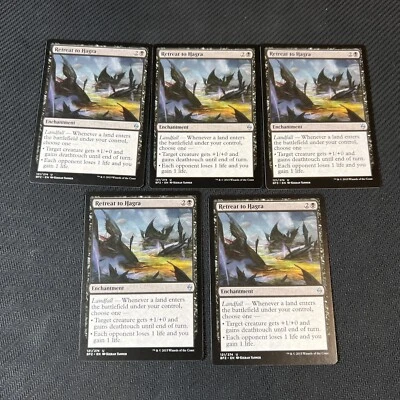 Retreat to Hagra Magic The Gathering Mtg Battle for Zendikar Card 5 - Image 1 of 4