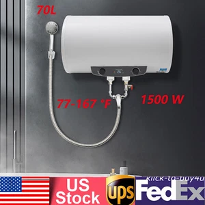1500W Tankless Hot Water Heater Shower Electric Instant Heater Bathroom - Picture 1 of 22