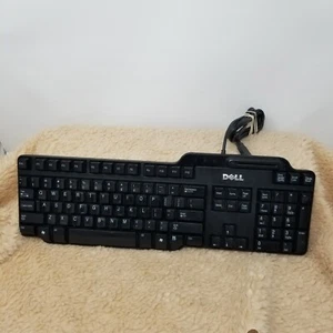 OEM Dell DJ741 0DJ741 USB Keyboard RT7D60 w/ Smart Card Reader - Afbeelding 1 van 7