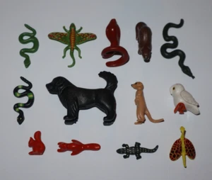 Playmobil Accessoire Décor Lot 13 Animaux Serpent Chien Lémurien Chouette Lézard - Picture 1 of 1