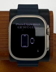 Apple Watch Ultra - MNHA3LL/A - 49mm Titanium w/ Trail Blue Ocean Band - Picture 1 of 10