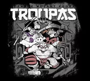 TMNT Teenage Turtles Mario Koopa Troopa Mashup Satire Herren Teefury Shirt NEU - Bild 1 von 1