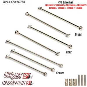 Árbol de transmisión CVD delantero central trasero 7 piezas ARA310923 para RC1/5 ARRMA 8S Kraton Outcast - Imagen 1 de 26