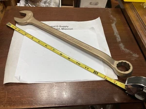 AMPCO TOOL 1340, 28mm Non-Sparking Combination Wrench, Aluminum Bronze - Picture 1 of 5