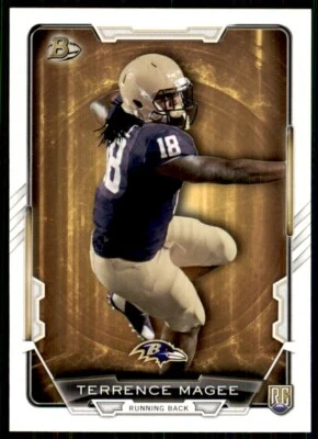 2015 Bowman Terrence Magee Rookie Baltimore Ravens #108 - Image 1 of 2