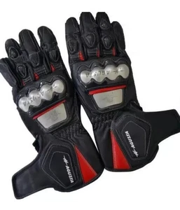 Guantes de cuero para motociclista MV Agusta motocicletas carreras montar turismo equipo de protección - Imagen 1 de 2