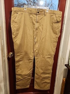Carhartt Relaxed Fit Khaki Twill Pants, 48x32 Like New - Picture 1 of 7