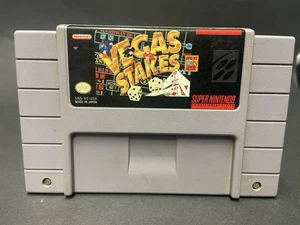 Vegas Stakes (Super Nintendo Entertainment System, 1993) SNES Authentic - Picture 1 of 4