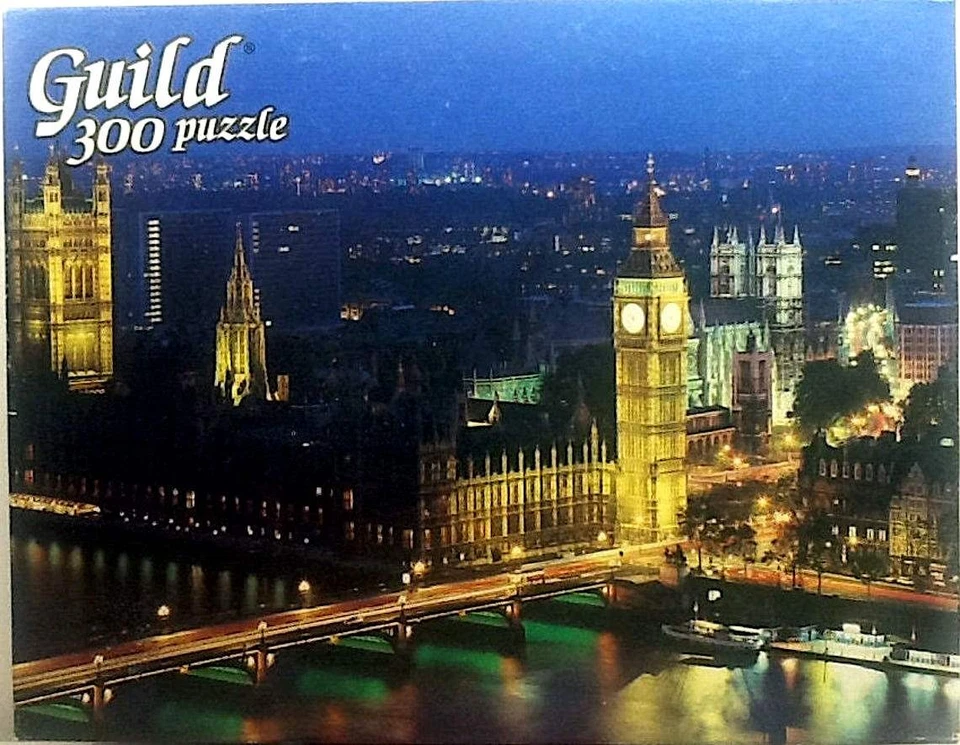 House Of Parliament Big Ben London 300 pc Jigsaw Puzzle 14" X 18" Guild - Image 1 of 1