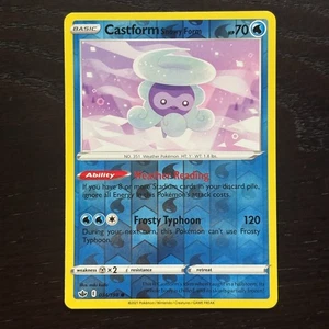 Castform Snowy Form 034/198 Pokemon Chilling Reign SWSH Reverse Holo Common NM - Picture 1 of 2