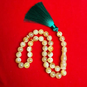 Natural Baltic Amber Tasbih|Misbaha Islamic 33 Prayer Beads 12mm 45.7g - Picture 1 of 3