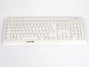 CHERRY B. UNLIMITED G260 kabellose, wiederaufladbare, dänische QWERTY Tastatur - Bild 1 von 1