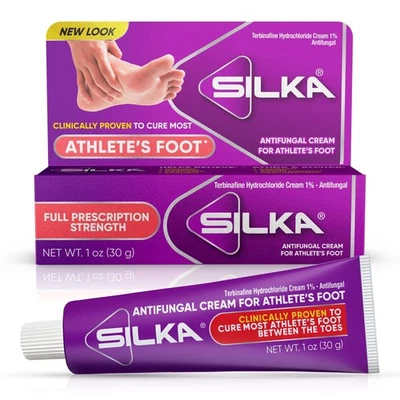 SILKA Anti-Fungal Cream, Clinical Anti-Fungus Foot Treatment, Jock Itch & Rin... - Image 1 of 4